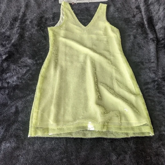 NWOT A New Day Neon Sequin Dress S - Picture 6 of 6